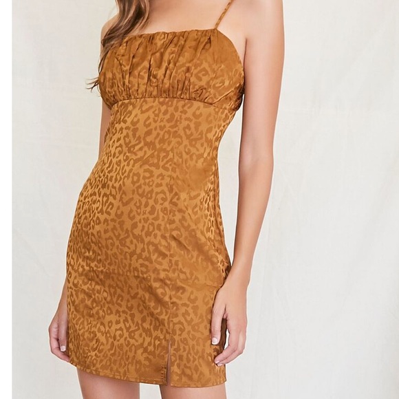 Forever 21 Leopard Print Mini Dress - Picture 2 of 8